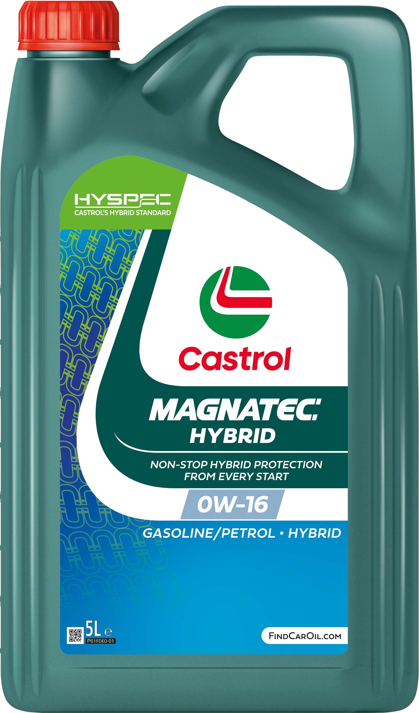 Ulei de Motor Castrol Magnatec Hybrid 0W-16, 5 Litri, Mineral